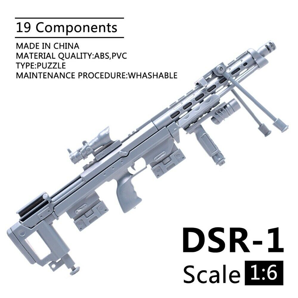 Model Kit Weapons - Modèle de fusil DSR1 à l'échelle