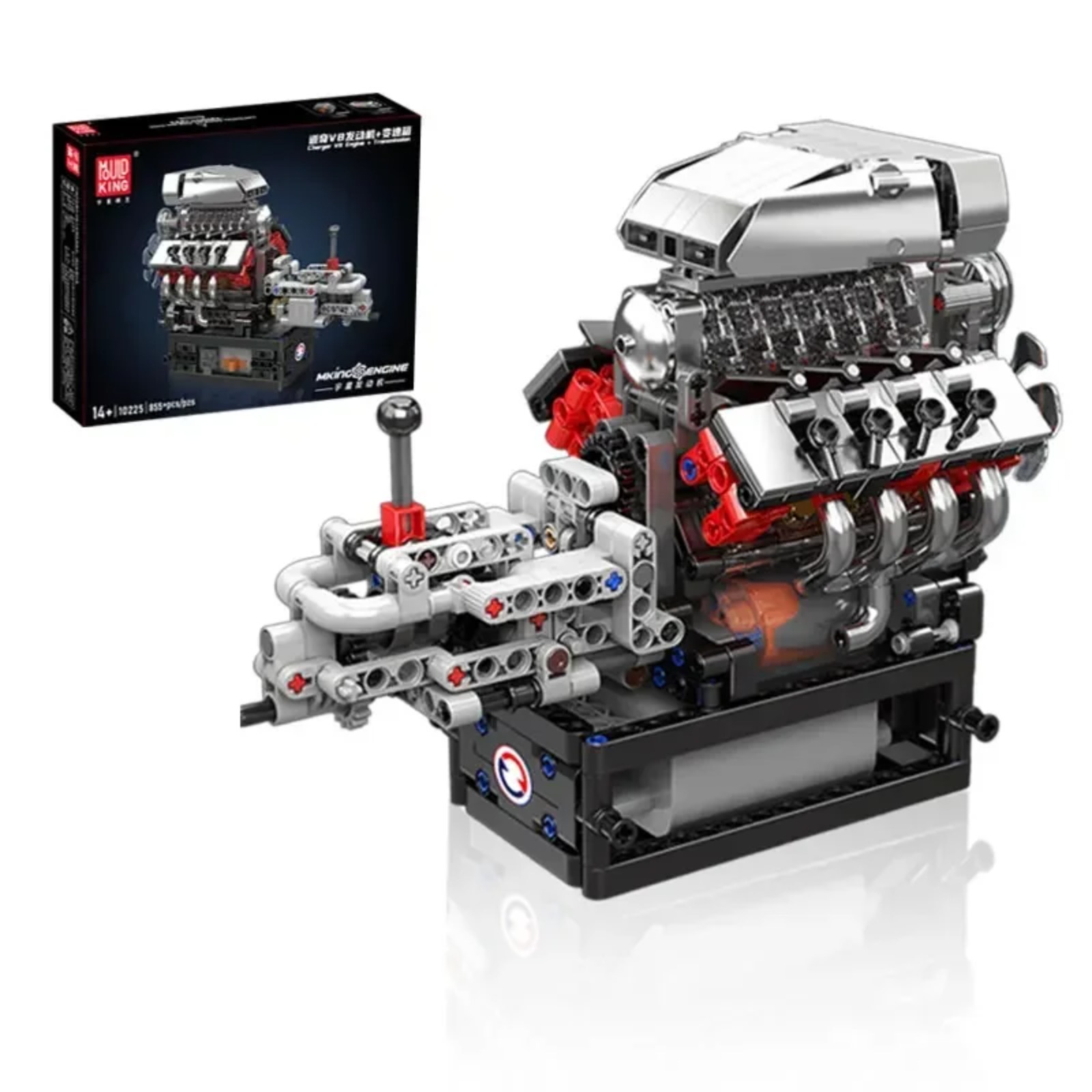 Model Kit Engine V8 - Mould King 10225 V8 Kit de