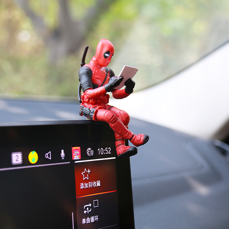 Model Kit Deadpool - Décoration de bureau Deadpool voiture bureau