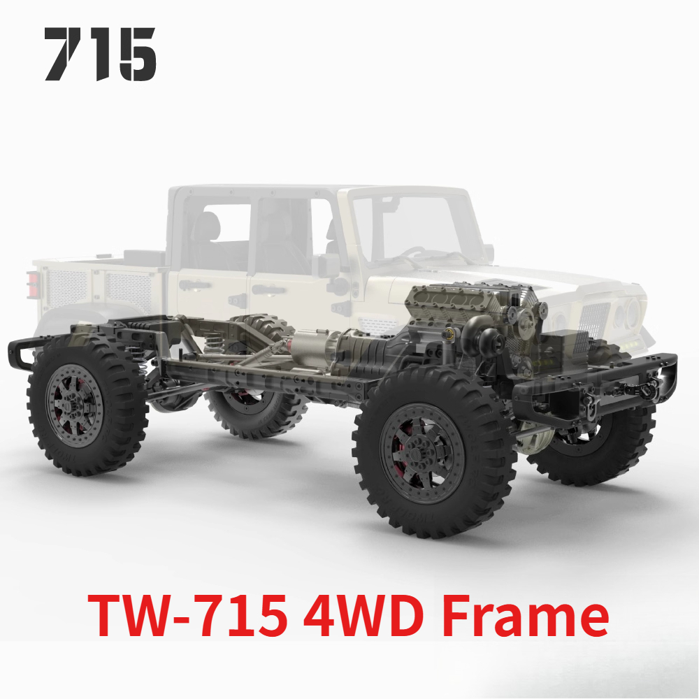 Model Kit Engine V8 - TWOLF 1/10 TW-715 4WD cadre entièrement