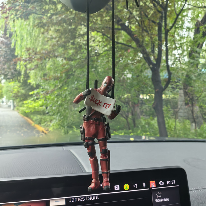 Model Kit Deadpool - NWE Marvel Deadpool voiture rétroviseur pendentif