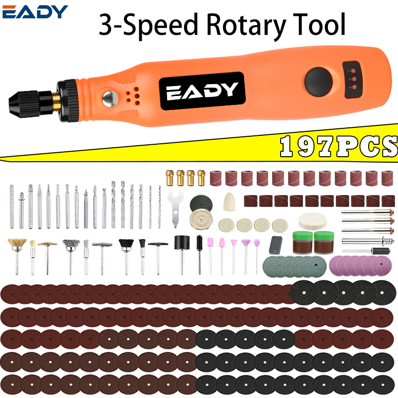 Model Kit Tools - Kit d'outils rotatifs sans fil USB