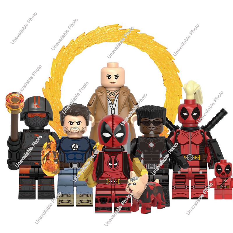 Model Kit Deadpool - Marvel Blade Wolverine Deadpool, blocs de