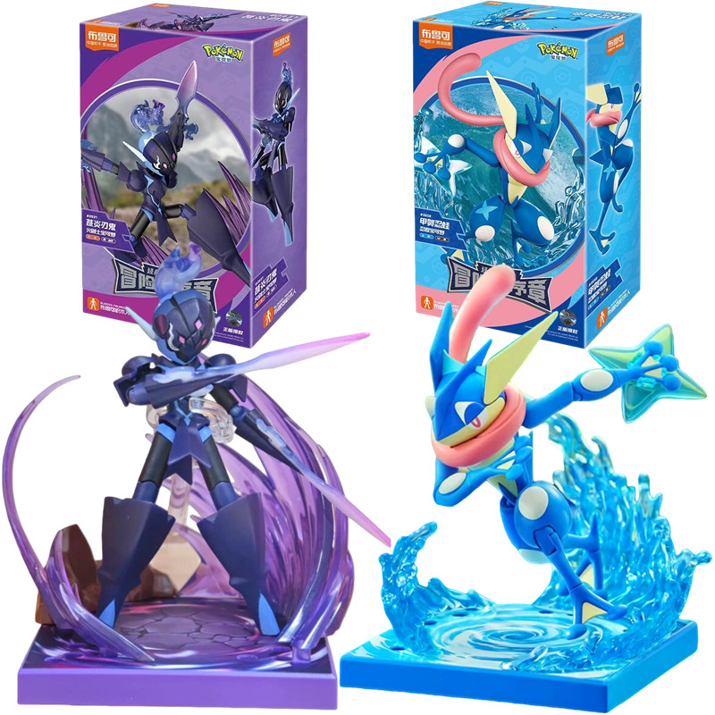 Model Kit Quick Pokemon - BLOKEES Pokémon Ceruledge Greninja Figurine d'action