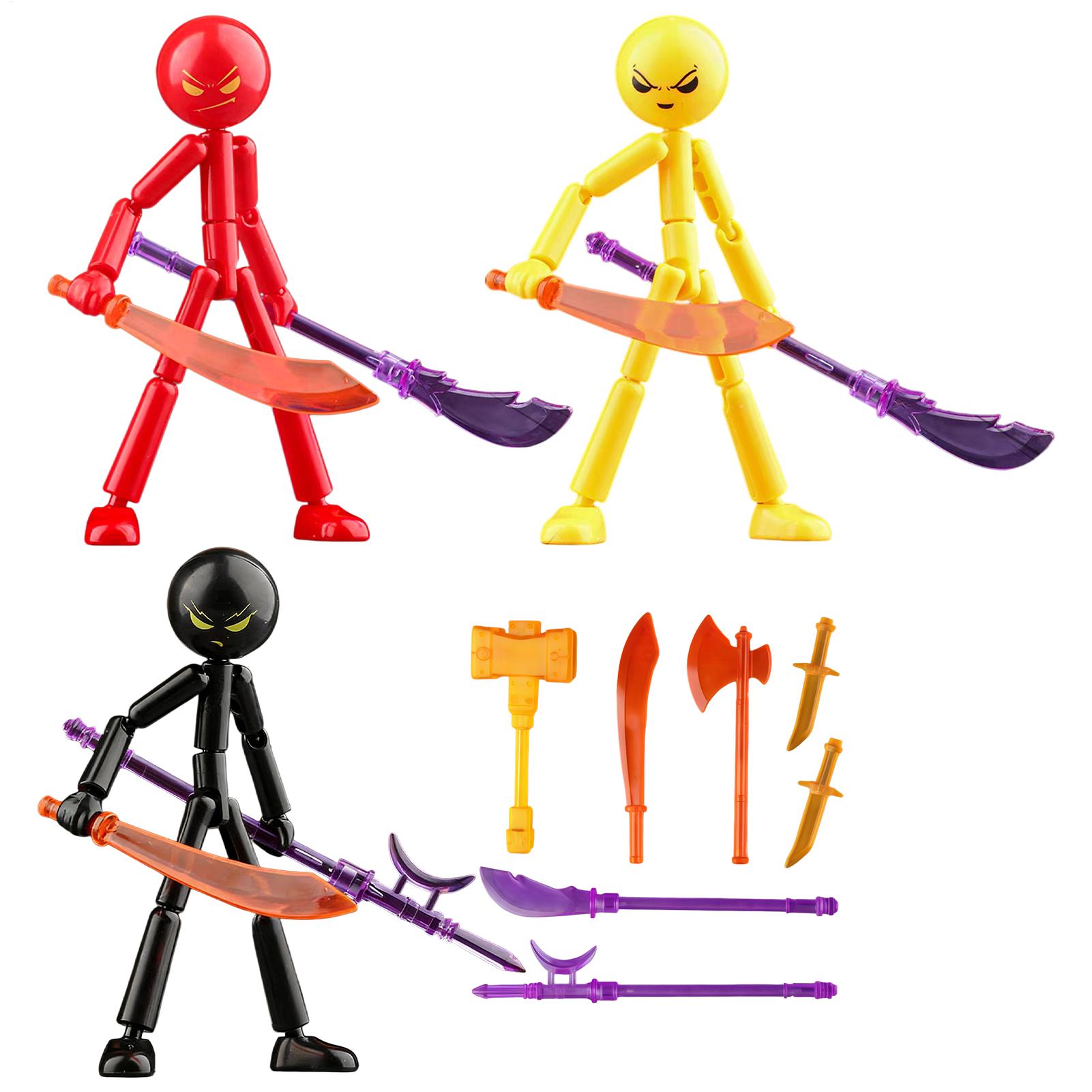 Model Kit Weapons - Kit de figurine articulée DIY StickMan