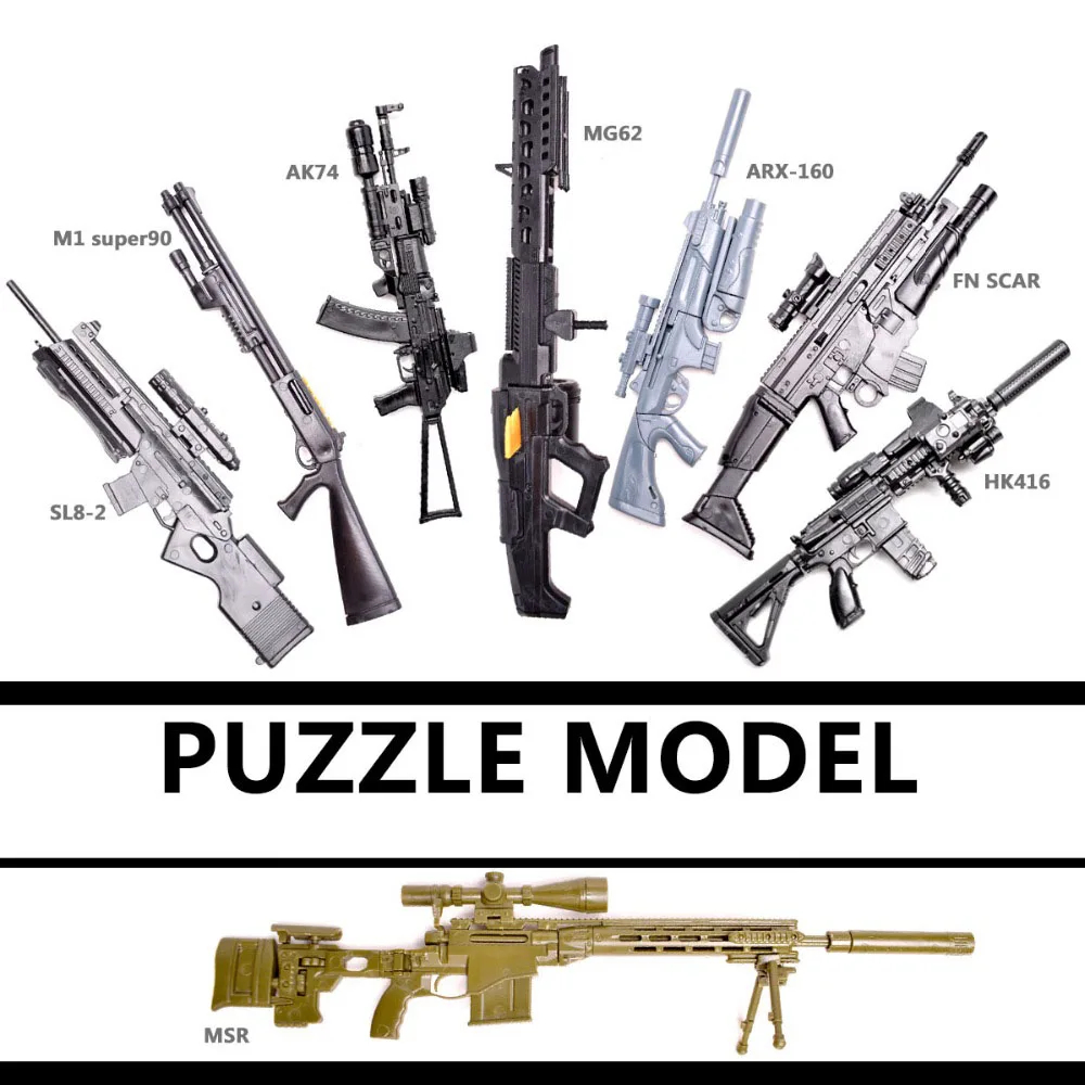 1/6 assembler modèle de pistol - Model Kit Weapons avis et prix