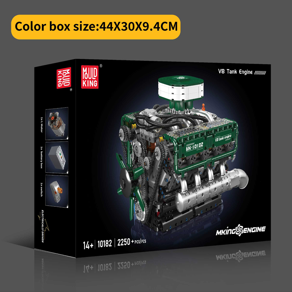 Mould King 10182 V8 réservoir  - Model Kit Engine V8 avis et prix