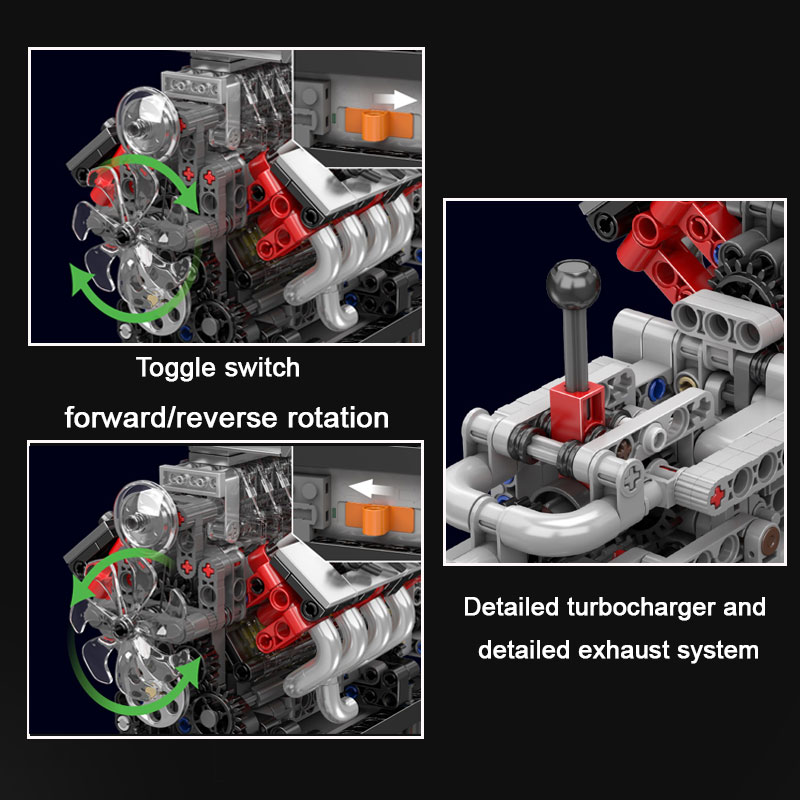 Bloc de construction de boîte  - Model Kit Engine V8 avis et prix