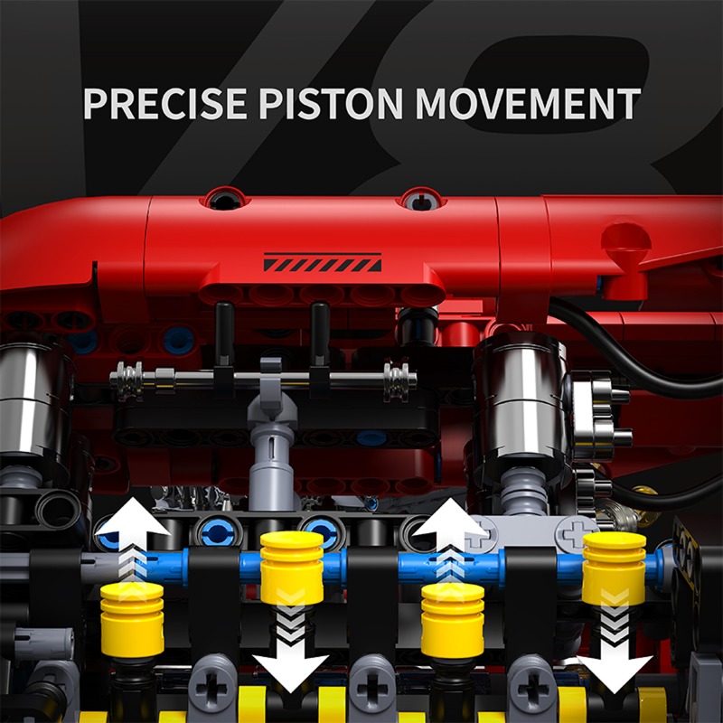 Kit de construction de voiture - Model Kit Engine V8 avis et prix