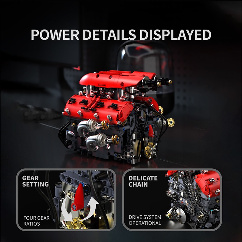 Kit de construction de voiture - Model Kit Engine V8 avis et prix