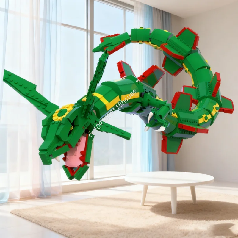 Blocs de construction MOC Poke - Model Kit Rayquaza avis et prix