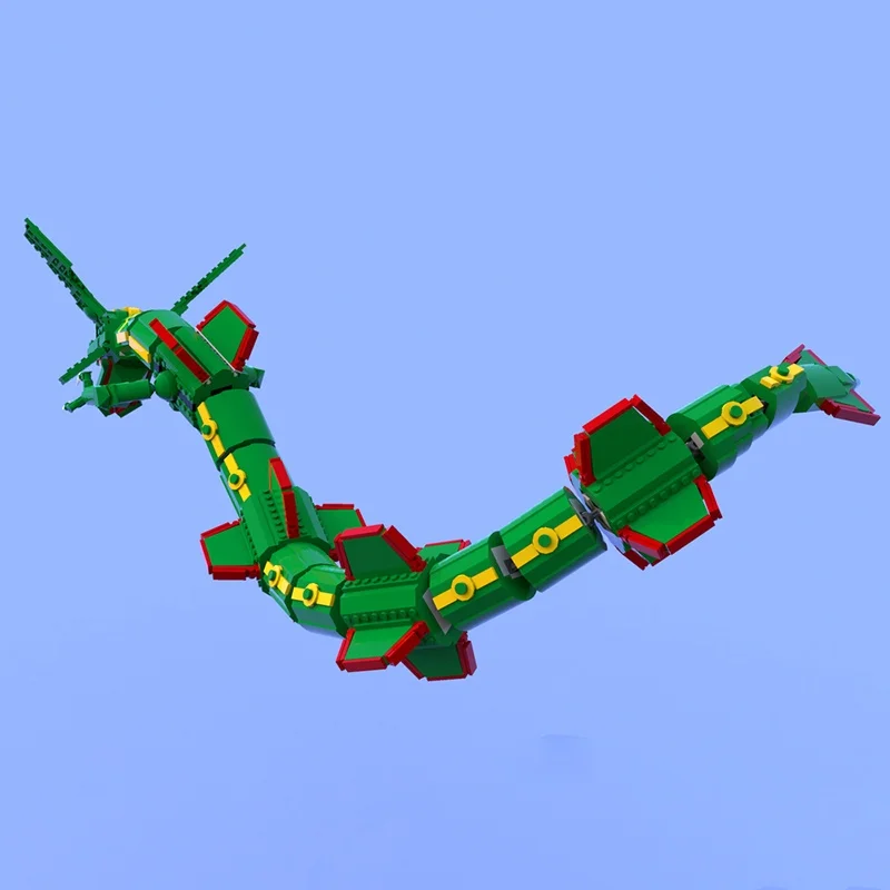 Blocs de construction MOC Poke - Model Kit Rayquaza avis et prix